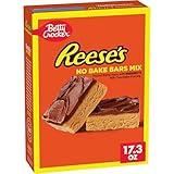 Betty Crocker REESE'S Peanut Butter No Bake Bars Mix With HERSHEY’S Milk Chocolate Frosting, 17.3 oz