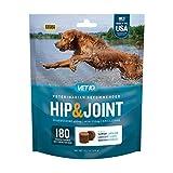 VetIQ Glucosamine Hip & Joint Supplement for Dogs, 180 Soft Chews, Dog Joint Support Supplement with MSM and Krill, Dog Health Supplies Large & Small Breed, Chicken Flavored Chewables