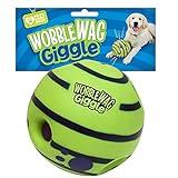 Wobble Wag Giggle Ball, Interactive Dog Toy, Fun Giggle Sounds When Rolled or Shaken, Pets Know Best, As Seen On TV