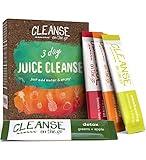 CLEANSE on the go - 3 Day Juice Cleanse - Just Add Water - 21 Powder Packets