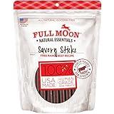 Full Moon All Natural Human Grade Dog Treats, Essential Beef Savory Sticks, 22 Ounce, 1.375 Pound (Pack of 1)