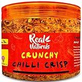 Chili Crisp (medium spicy) chilli crisp oil "without the oil". Crispy chili crunch made with garlic, onion, chilis. For ramen toppings, salads, sushi extra umami. Secret crunchy condiment