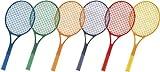 Champion Sports 21-Inch Plastic Tennis Racquet Set Assorted Colors