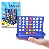 Pup Go 4 in a Line Game,6 Spare Discs Included, Four in a Row Line Up 4 Gaming Fun Set, Travel Portable Convenient Size, Classic Fun Educational Games for Kids(Mini)