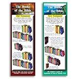 Books of The Bible Bookmarks - Devotional Companion, Church and Discipleship Teaching Aid, Gifts for Children, Seekers and Christians, Pack of 25, 2.75" x 8.25", by eThought (BB-A007-25-2.75x8.25)