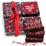 Valentines Day Gift Basket Chocolate Brownies Food Gift Individually Wrapped For Men Women Package | Nut Free Dairy Free | Kosher