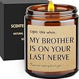 Gifts for Sister in Law, Sister Birthday Gifts, Christmas Gifts for Sister in Law, Brother Wedding Gifts, Novelty Gifts for Brother Engagement, Bridal Shower Candle, On Your Last Nerve Gifts