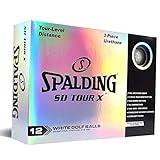 Spalding SD Tour X 12 Ball Pack - White