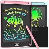 2 Pack LCD Writing Tablet for Kids Doodle Board with 2 Bag, Electronic Drawing Tablet Drawing Pads, Etch a LEYAOYAO Sketch Pad Learning Educational Toddler Toy - Gift for 3-6 Years Old Girl Boy