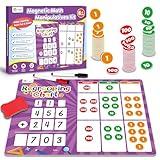 Regrouping Base Ten Place Value, Addition and Subtraction Math Manipulatives for 1st 2nd 3rd Grade, Double Sided Magnetic Dry Erase Board for Kids Classroom Must Haves Homeschool Supplies