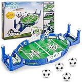 3 otters Tabletop Soccer Game Set, Mini Football Soccer Game Board for Foosball Pinball Kids Adults Interactive Game Room Family Night