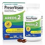 PreserVision AREDS 2 Eye Vitamin & Mineral Supplement, Contains Lutein, Vitamin C, Zeaxanthin, Zinc & Vitamin E, 120 Softgels (Packaging May Vary)