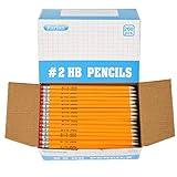 Rarlan Wood-Cased #2 HB Pencils, Pre-sharpened, 200 Count Bulk Pack