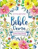 Bible Verse Coloring Book: Beautiful Designs with Inspirational Scripture Quotes for Girls, Teens and Women