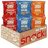 SunChips Multigrain Snacks, Variety Pack, 1 Ounce (Pack of 40)