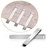 Sewing Clips Set of 20 Stainless Steel Hemming Clips 3 Inches Measurement Ruler