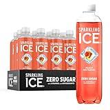 Sparkling Ice, Peach Nectarine Sparkling Water, Zero Sugar Flavored Water, with Vitamins and Antioxidants, Low Calorie Beverage, 17 fl oz Bottles (Pack of 12)