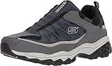 Skechers mens After Burn M. Fit Loafer, Navy/Gray, 14 US