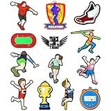 Track and Field Decoration Charms Sports Charm for Boys Kids Teens Man Gifts