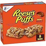 Reese's Puffs Breakfast Cereal Treat Bars, Peanut Butter & Cocoa, 8 ct