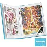 ARTDOT A3 Storage Book for Diamond Art Portfolio Folder for Diamond Painting Accessories with 30 Pocket Slevees Protectors (16.9x12.4inches)