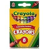 Crayola Crayons, School Supplies, Classic Colors, 8 Count