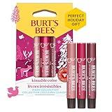 Burt’s Bees Lip Shimmer Gift Set, Kissable Color, Warm Collection, 3-Pack, 0.09 oz.