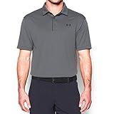 Under Armour Men's Tech Golf Polo , Graphite (040)/Black, Medium