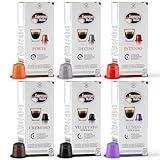 ESPRESSO ITALIA Capsules Compatible with Nespresso Machines, 100 Count - VARIETY PACK, Italian Coffee Pods Expresso