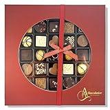 Andy Anand Authentic Belgian Truffles Gift Box - 25 Handcrafted Gourmet Delights, European Import, Gluten-Free Indulgence