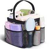 Eudele Mesh Shower Caddy Portable for College Dorm Room Essentials,Portable Shower Caddy Dorm with 8-Pocket Large Capacity,Shower Bag for Beach,Swimming,Gym