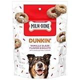 Milk-Bone Limited Edition Dunkin' Vanilla Glaze Flavor Biscuit Dog Treats, 8 Ounce