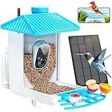 Osoeri Smart Bird Feeder with Camera, 1080P HD AI Identify Wild Bird Watching Camera, Auto Capture Bird Videos & Motion Detection, DIY Add-ons & Hummingbird Feeder, Bird Camera Gift for Bird Lover