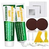 Drywall Repair Kit, 2 Pcs Spackle Wall Repair Patch Kit with Scraper, Wall Mending Agent Large Hole Drywall Patch, Easy to Fill Holes in Home Wall and Quick Repair Crack, Plaster Wall Repair