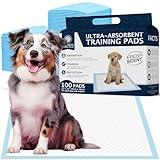 American Kennel Club Scented Puppy Training Pads with Ultra Absorbent Quick Dry Gel – 22 x 22 Pee Pads for Dogs - Fresh Scented - Pack of 100