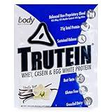 Body Nutrition, Trutein Protein Powder, Breakfast Shake, Meal Replacement, and Pre and Post Workout Recovery Drink Mix, 25 Grams of Protein, Vanilla Bean, 34 Gram Sample