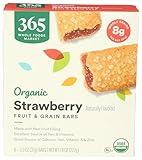 365 by Whole Foods Market, Organic Strawberry Cereal Bar 6 Count, 7.8 Ounce