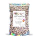 Nonpareils Rainbow Round Sprinkles 2.5 Lbs, Confectionary Good for Decorating, Bake goods, Cookies, Ice Cream, Candy, Cakes and Desserts