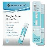 Prime Screen EtG Alcohol Urine Test - at Home Rapid Testing Dip Card Kit - 80 Hour Low Cut-Off 300 ng/mL - WETG-114 (5)