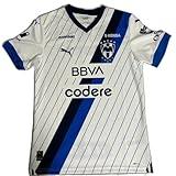 PUMA Club Futbol Monterrey Rayados 2023 2024 Men's Away Jersey (Large) White