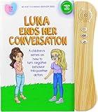 Luna Ends Her Conversation - Interactive Sound Books for Kids (Behavior Series), Hardcover Childrens Books on Social Skills & Emotional Regulation by Big Heart Toys