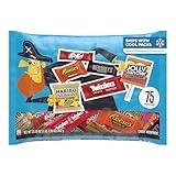 Hershey Miniatures Assorted Flavored, Halloween Candy Bag, 23.36 oz (75 Pieces)