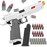 Toy Foam Blasters, Nylon Alloy Shooting Toy with EVA Soft Foam Darts and Shell Ejection, Disassembly Blaster Toy Model for Adults, Boys and Girls Age 12+