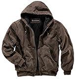 Dri-Duck Men's 5020 Cheyenne Hooded Work Jacket, Tobacco, Large