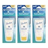 Vacation Air Freshener 3-Pack, Award Winning Vacation Sunscreen Scent, Car Air Fresheners for Women + Men, Closet, Drawer and Purse Freshener, Air Freshener for Home, Office Scent For Desk (Pack of 3)