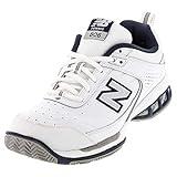 New Balance Men's 806 V1 Tennis Shoe, White, 10 W US