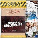 Cryptic Killers Unsolved Murder Mystery Game - Cold Case File Investigation - Detective Clues/Evidence - Solve The Crime - for Individuals, Date Nights & Party Groups - Murder of a Millionaire