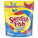 SWEDISH FISH Mini Soft & Chewy Candy, Family Size, 1.8 lb