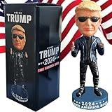 UKMPFGJ Donald Trump Collectibles Trump Merchandise Donald Trump 2024 Bobblehead Gifts for Trump Supporters and Patriotic Americans