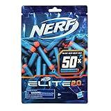 Nerf Elite 2.0 50-Dart Refill Pack, 50 Foam Darts Compatible with All Official Blasters That Use Elite Darts